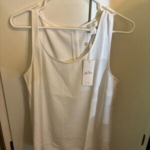 Nwt new Lilly Pulitzer white Tank Top size medium blouse hollee